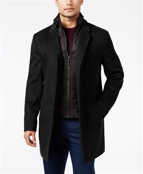 michael kors men's overcoat|michael kors men's winter coats.